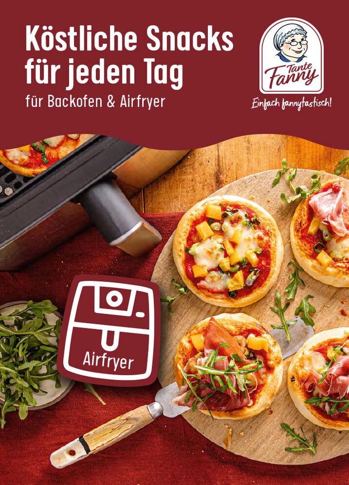 Coverbild für das Rezeptheft Köstliche Snacks für jeden Tag
