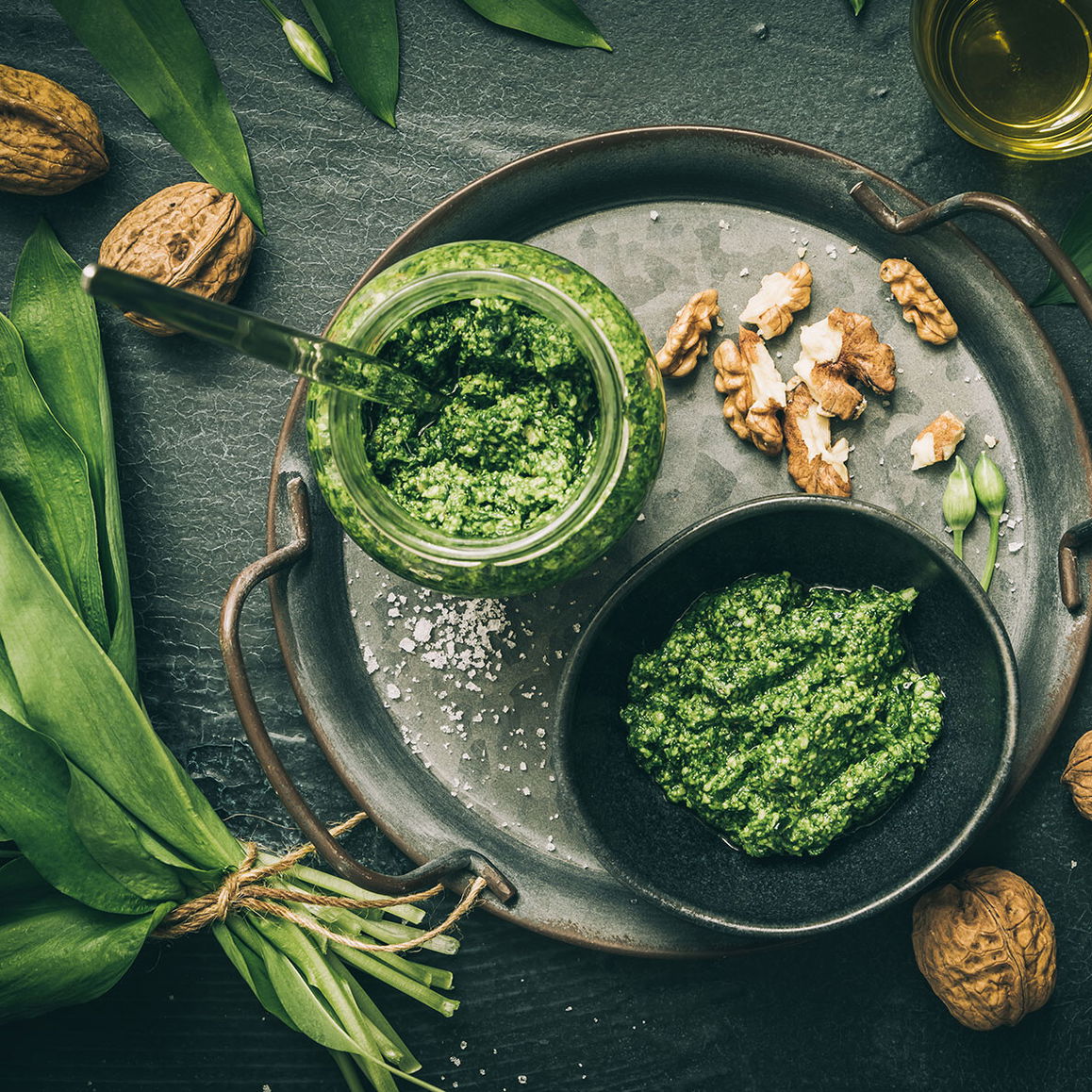 Bärlauch lange haltbar machen