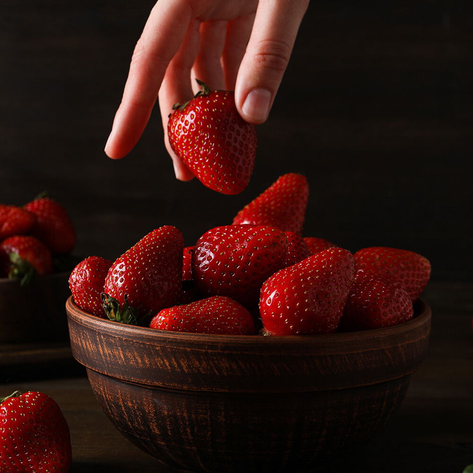 Erdbeeren nach Saison