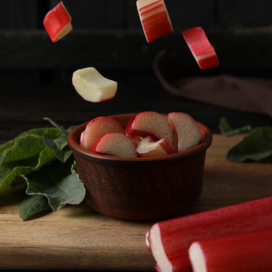 Rhabarber nach Saison