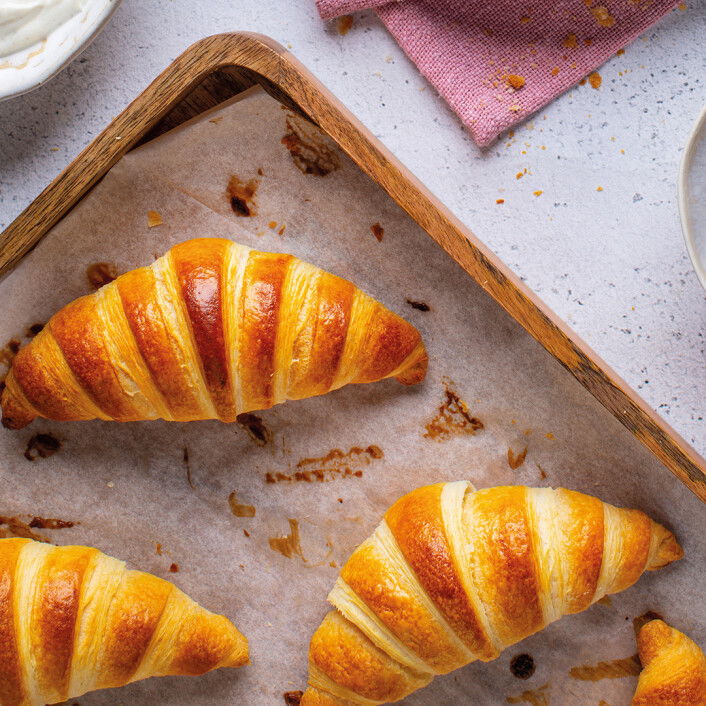 4 Arten ein Croissant zu bestreichen