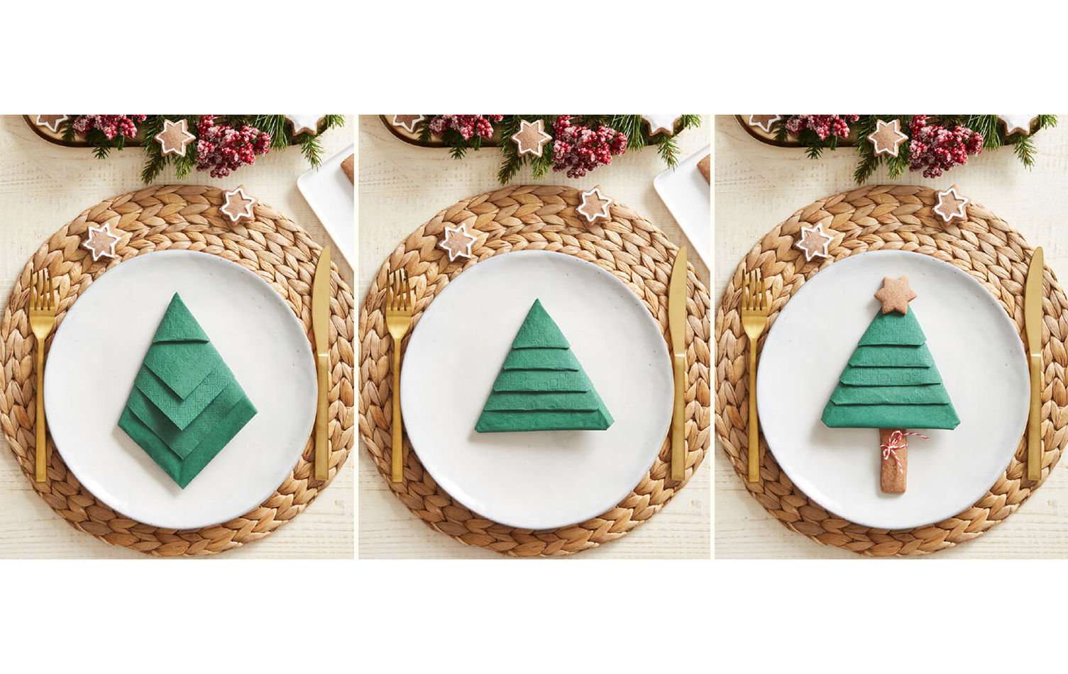 DIY-Servietten Tannenbaum