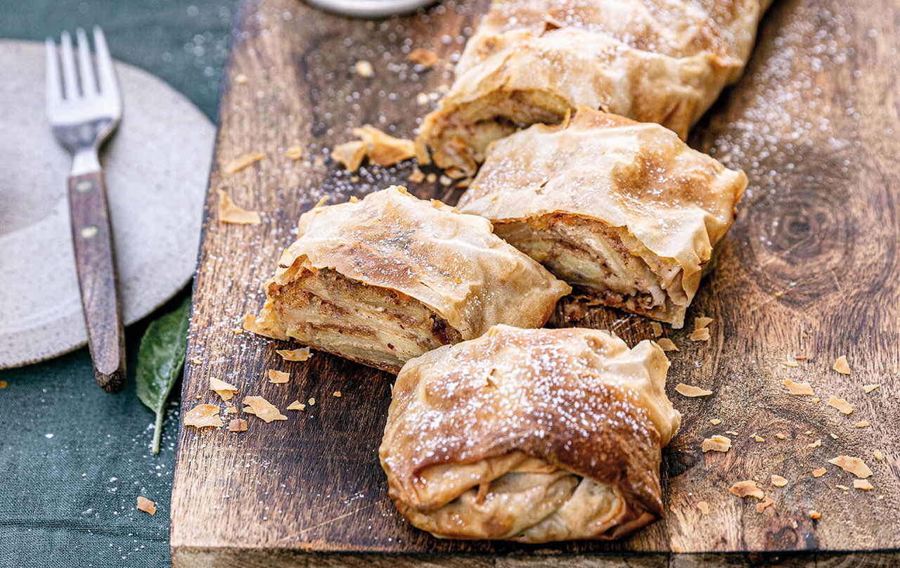 Apfelstrudel richtig backen