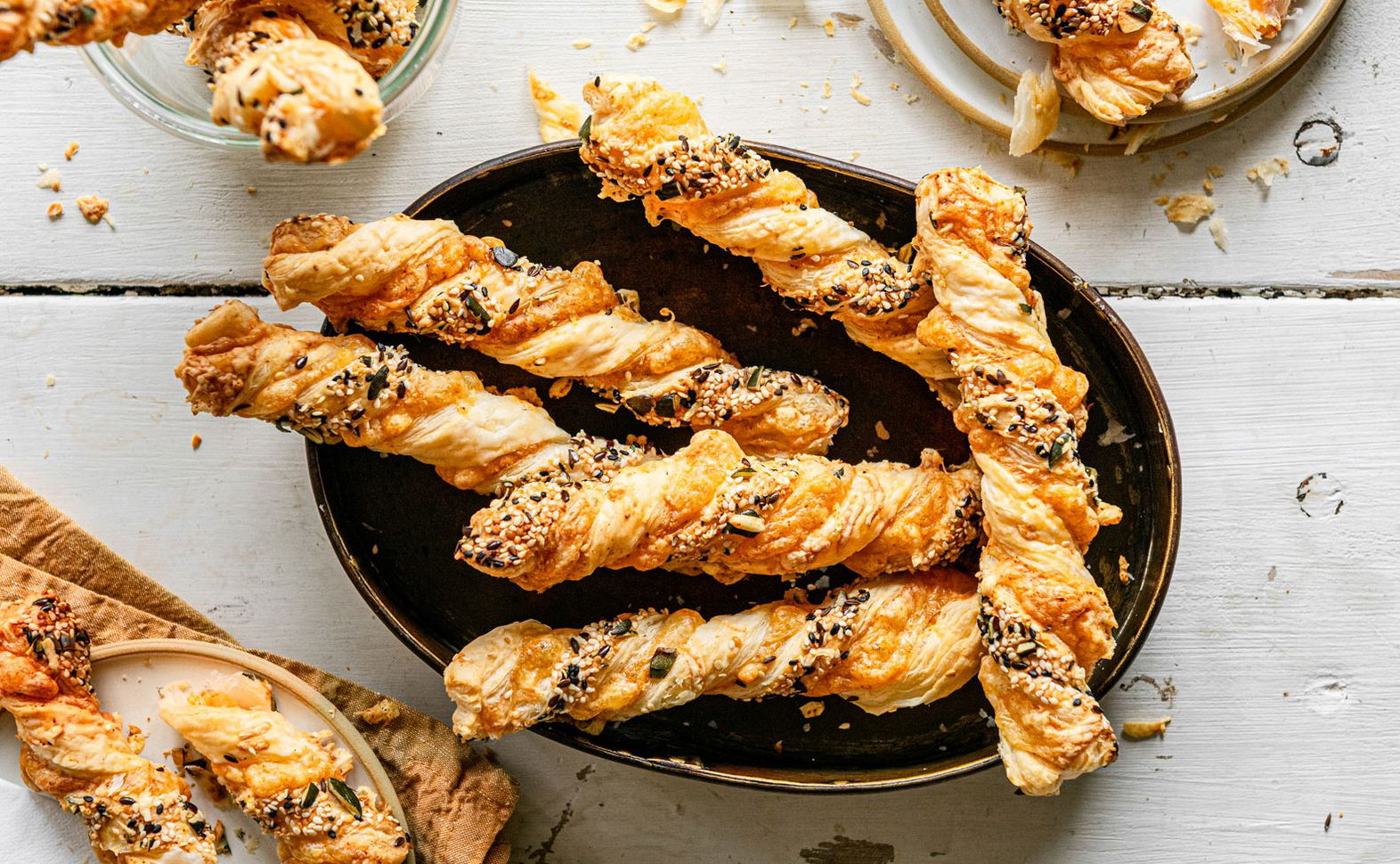 Blätterteigstangen selber machen