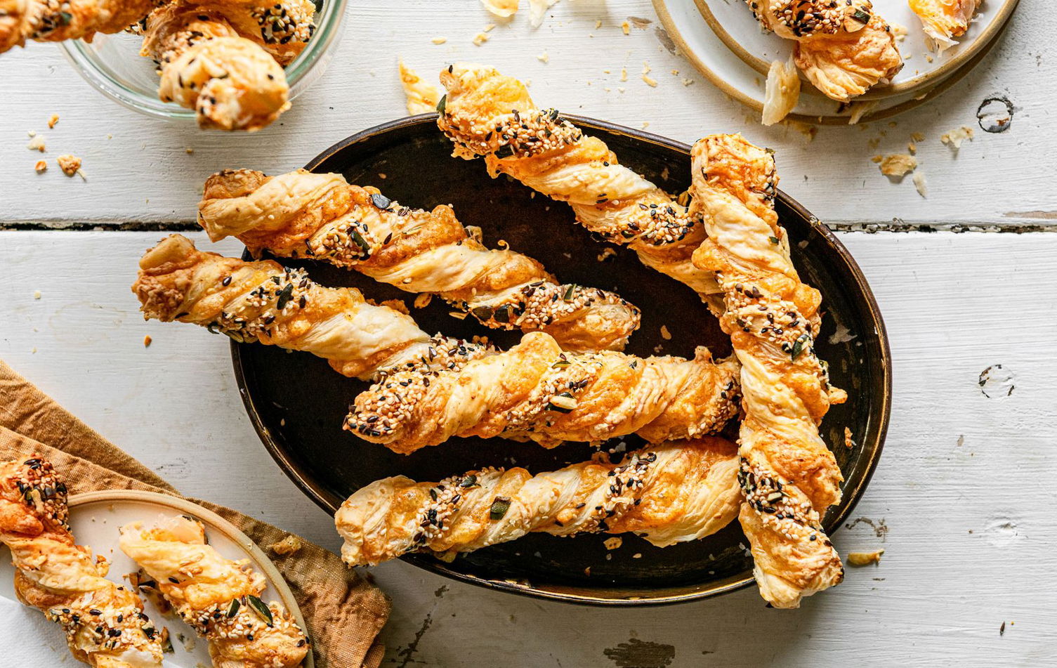 Blätterteigstangen selber machen