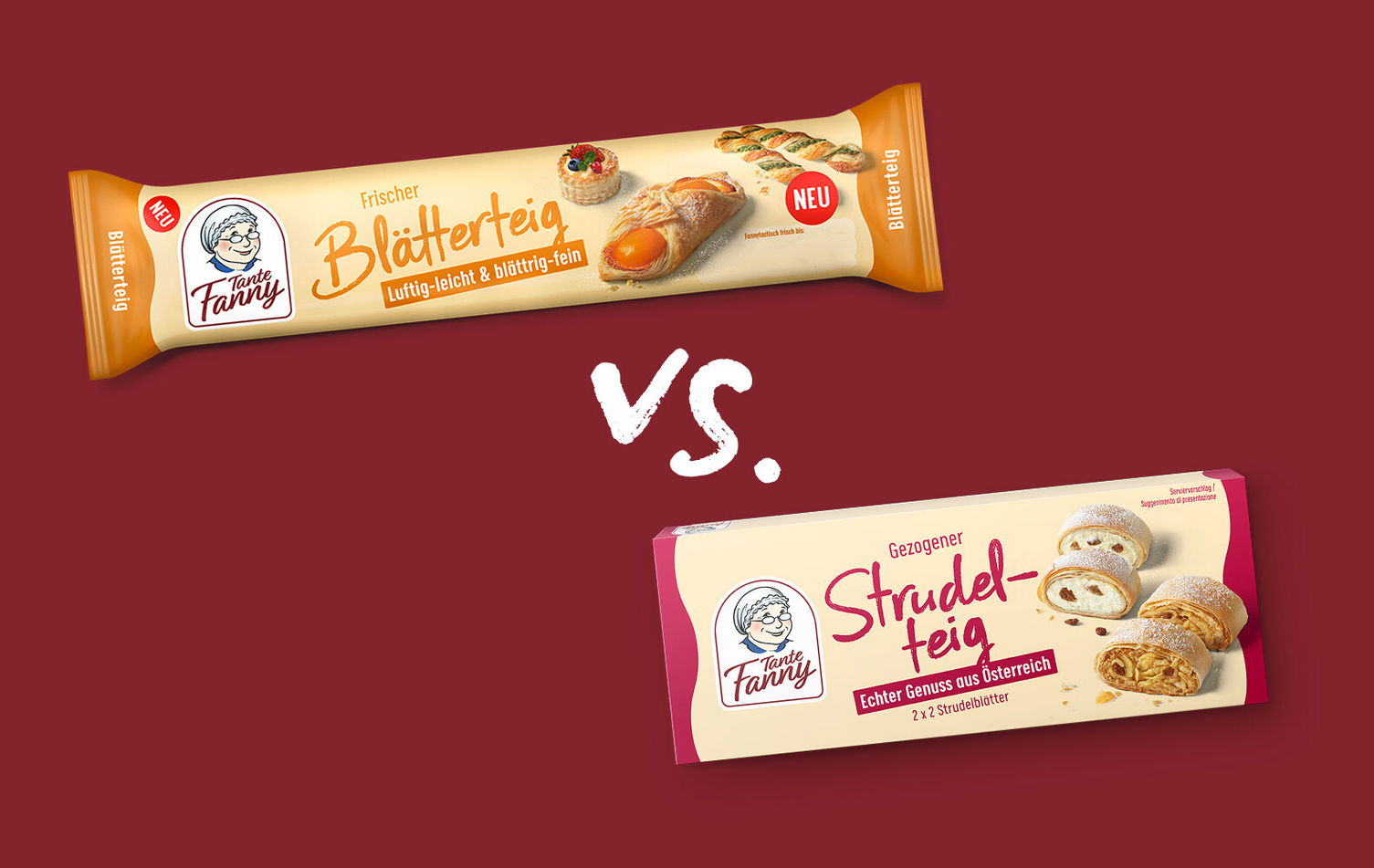 Blätterteig vs. Strudelteig