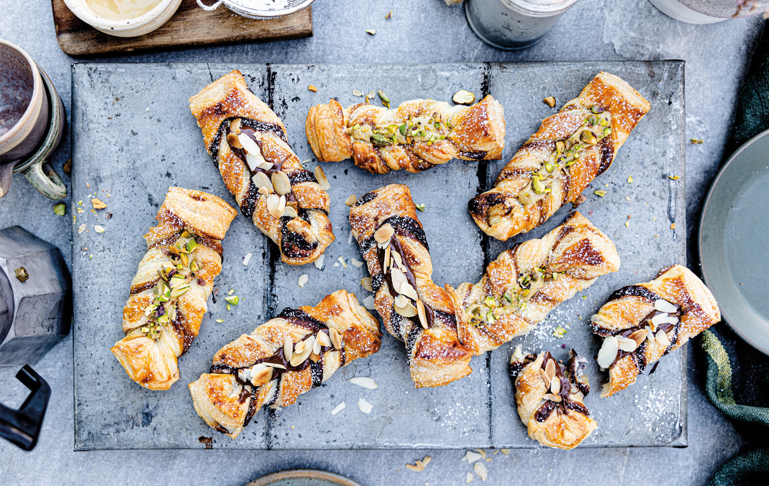 Falttechnik Blätterteig Schleifen | Tante Fanny