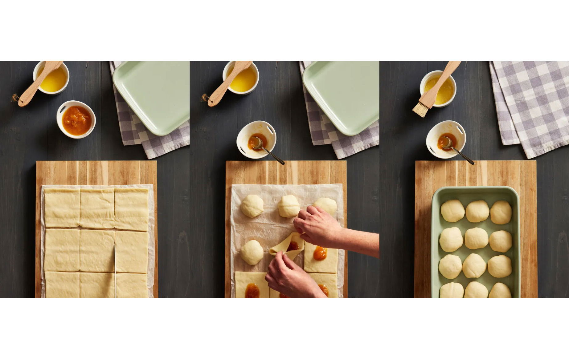 Süße Buchteln aus Hefeteig backen