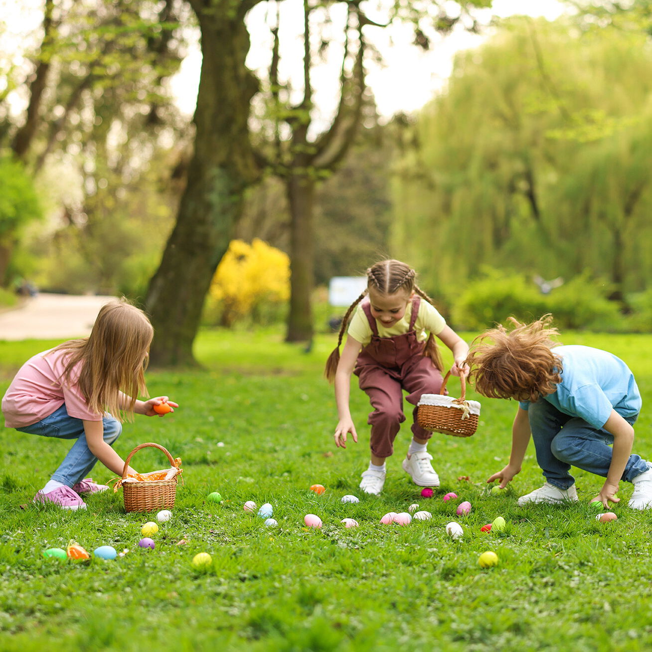 Osterspiele im Freien
