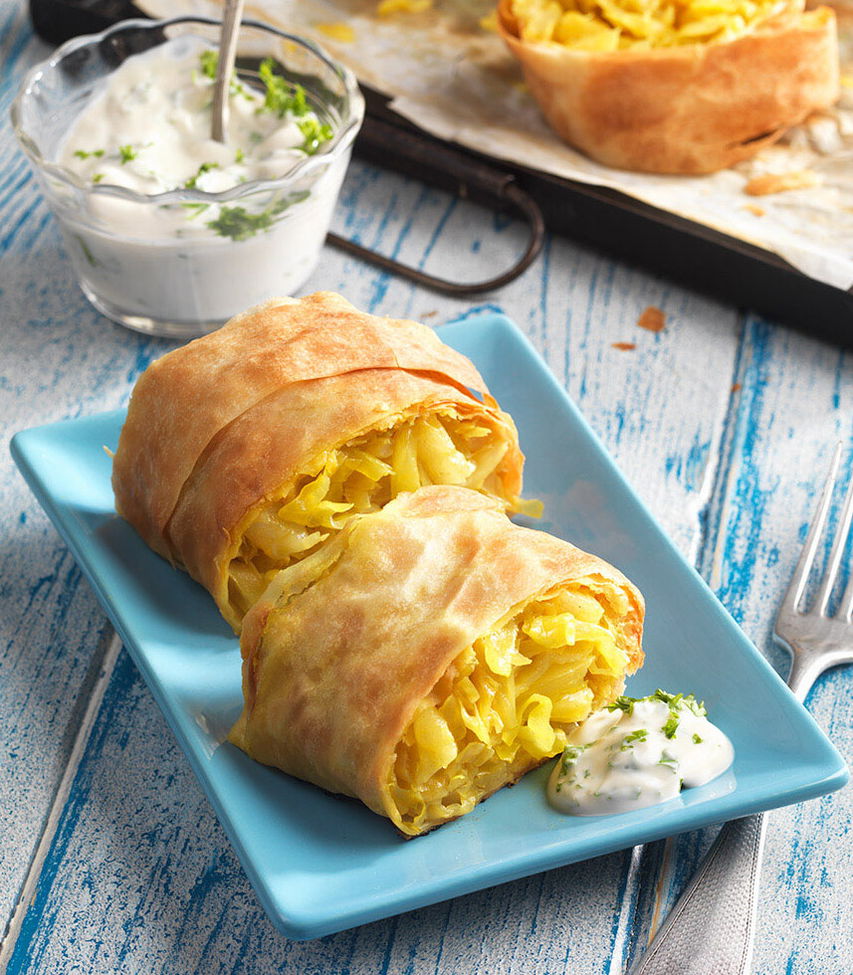 Ananas-Kraut-Curry Strudel Tante Fanny