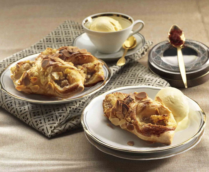 Birne Nuss Tascherl aus Blätterteig