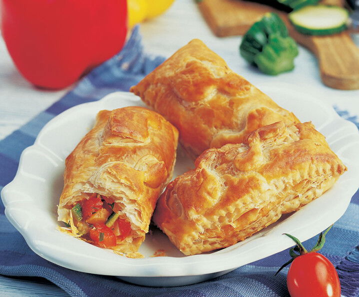 Blätterteigtaschen mit Ratatouille - Tante Fanny