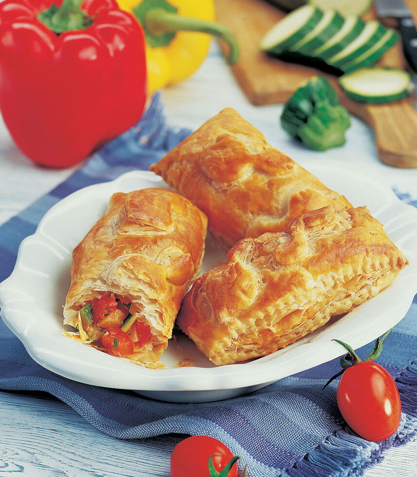 Blätterteigtaschen mit Ratatouille - Tante Fanny
