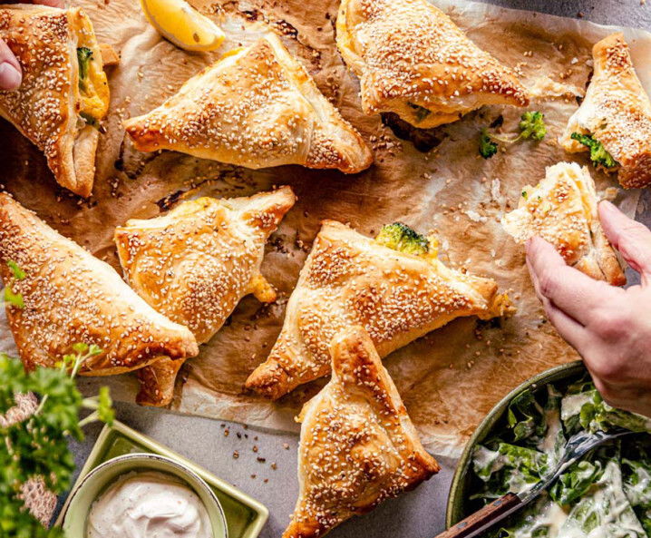 Brokkoli-Käse-Taschen