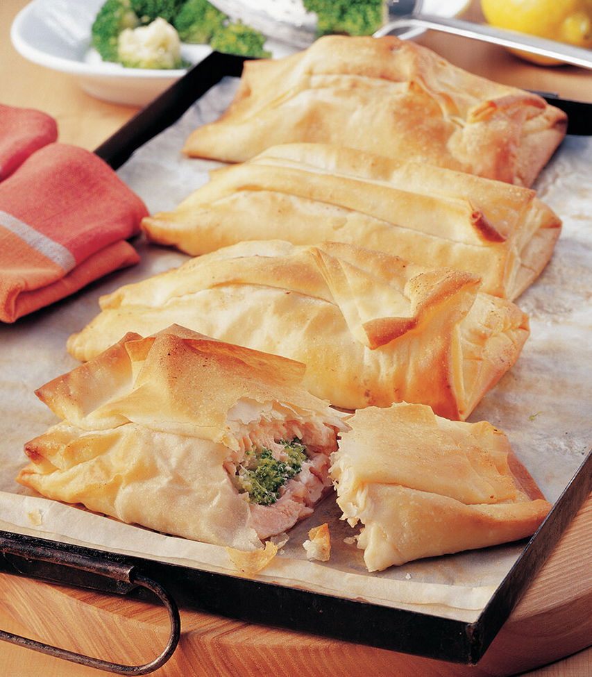 Brokkoli-Lachs Päckchen Tante Fanny