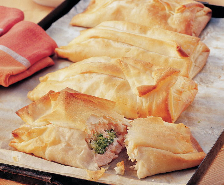 Brokkoli-Lachs Päckchen Tante Fanny