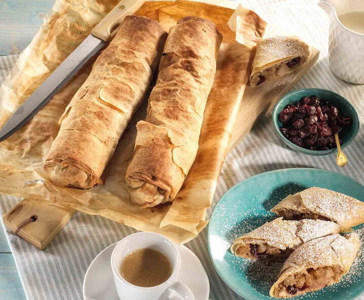 Cranberry Apfelstrudel