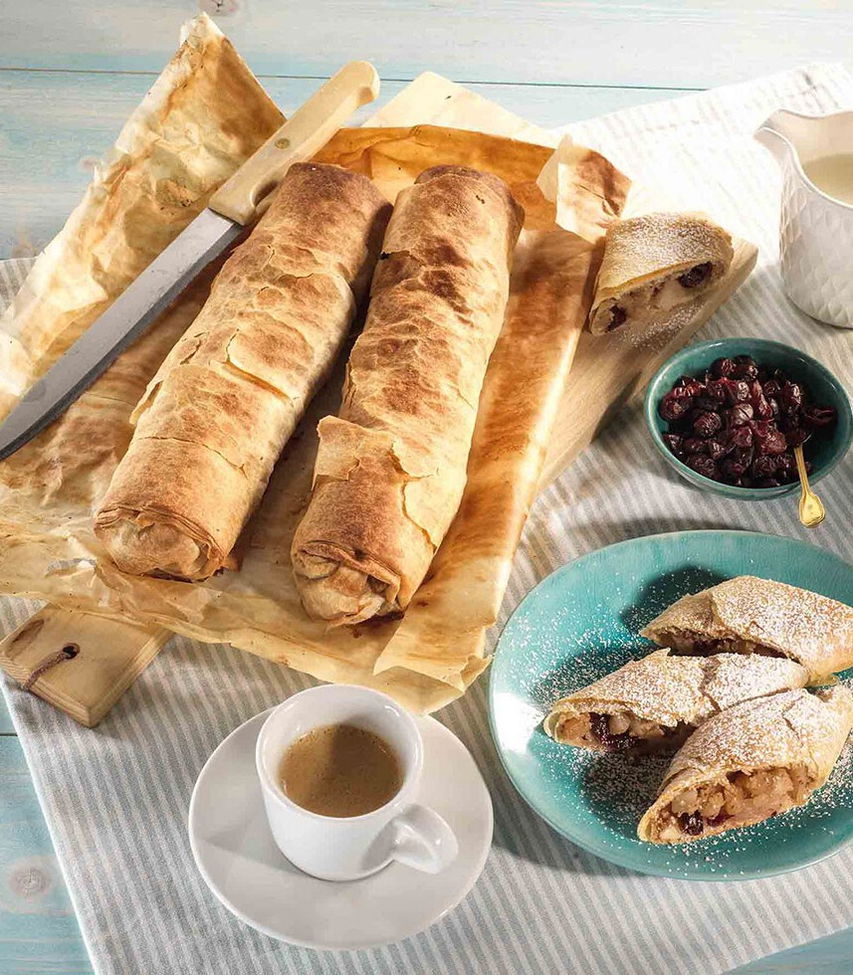 Cranberry Apfelstrudel