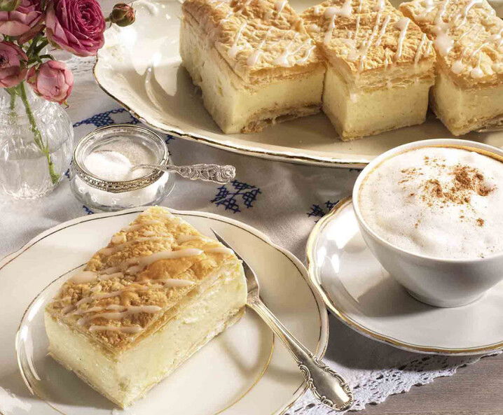 Cremeschnitten Blätterteig