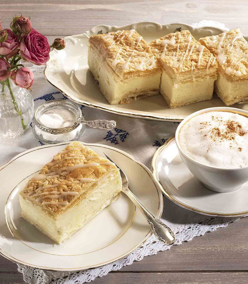 Cremeschnitten Blätterteig