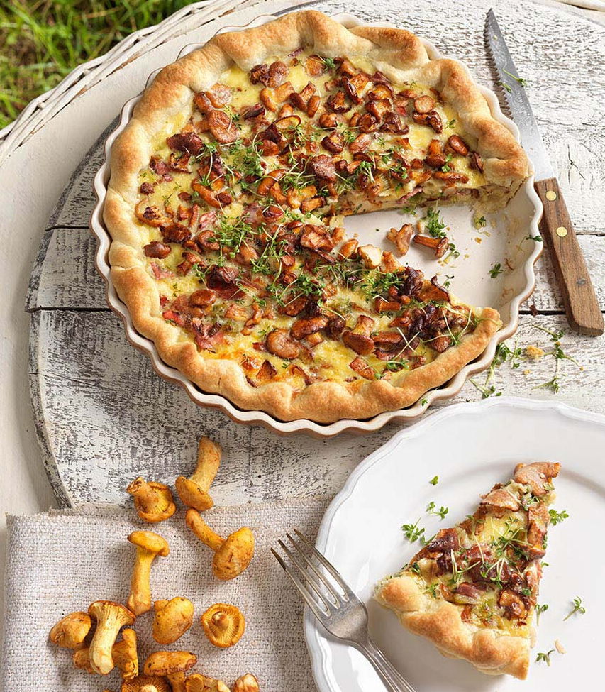 Eierschwammerl-Quiche Tante Fanny