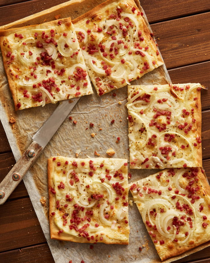 Elsässer Flammkuchen Rezept