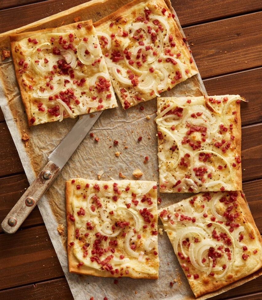 Elsässer Flammkuchen Rezept