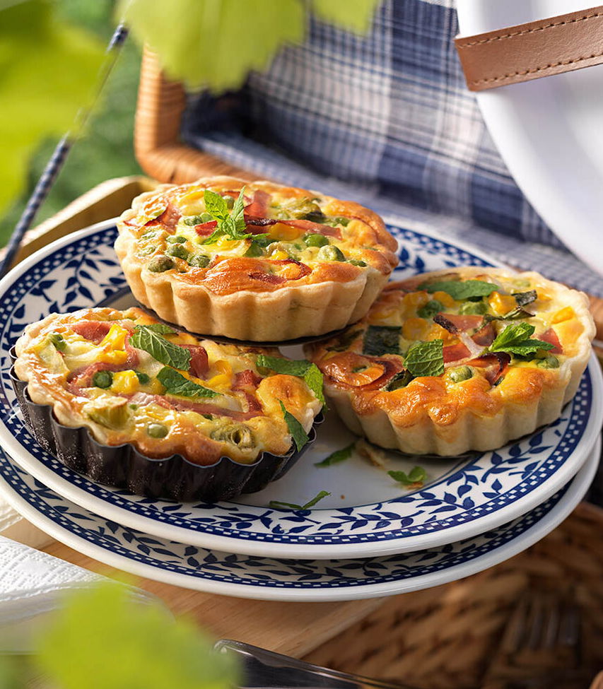 Erbsen-Schinken-Tartelettes Tante Fanny
