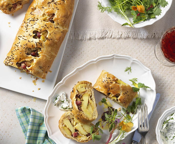 Erdäpfelstrudel Kartoffelstrudel Tante Fanny