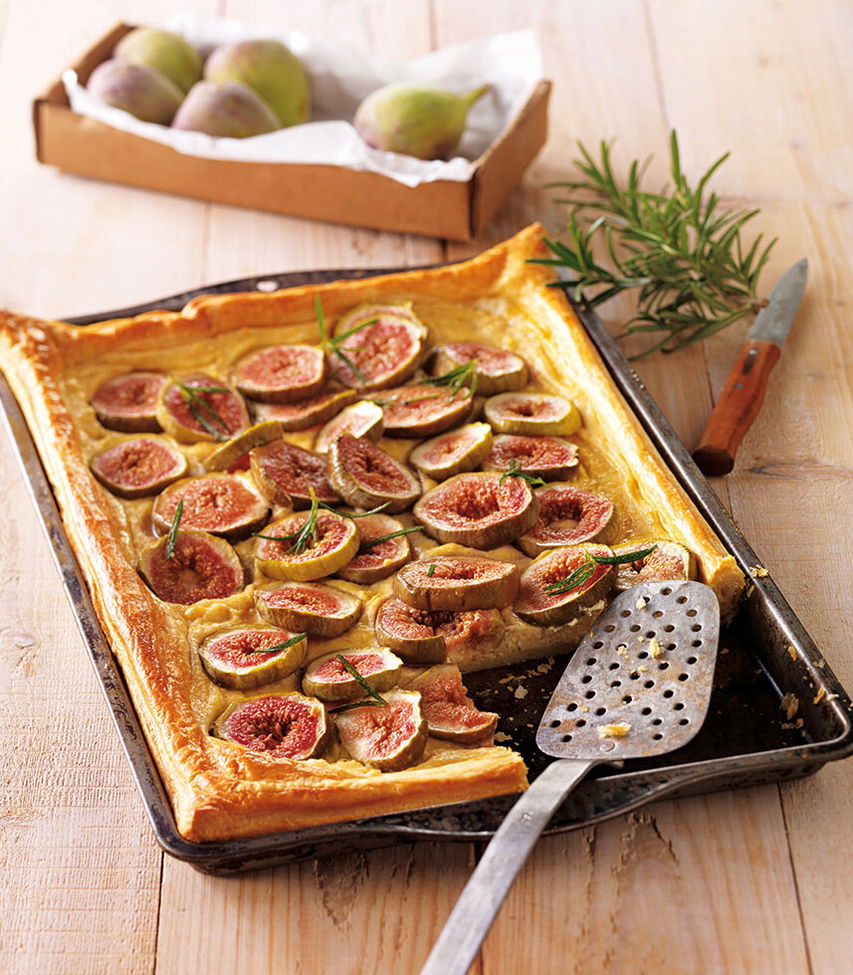 Feigentarte mit Schafskäse