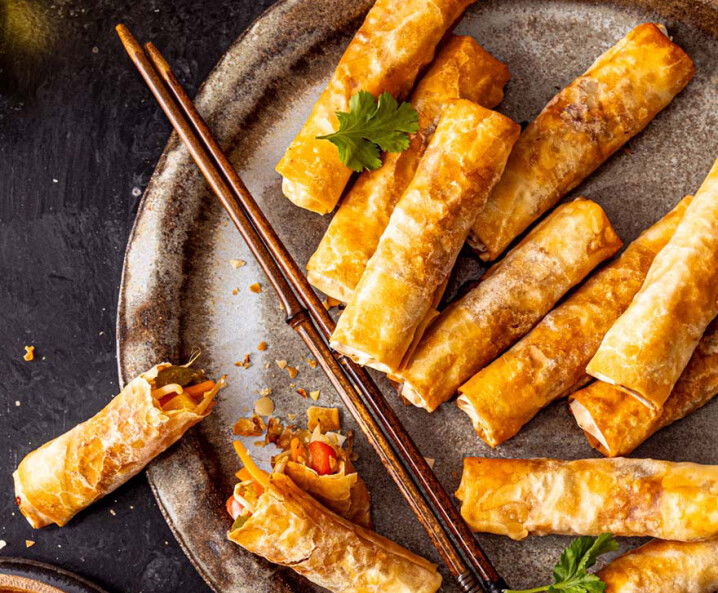 Frühlingsrollen mit Gemüse