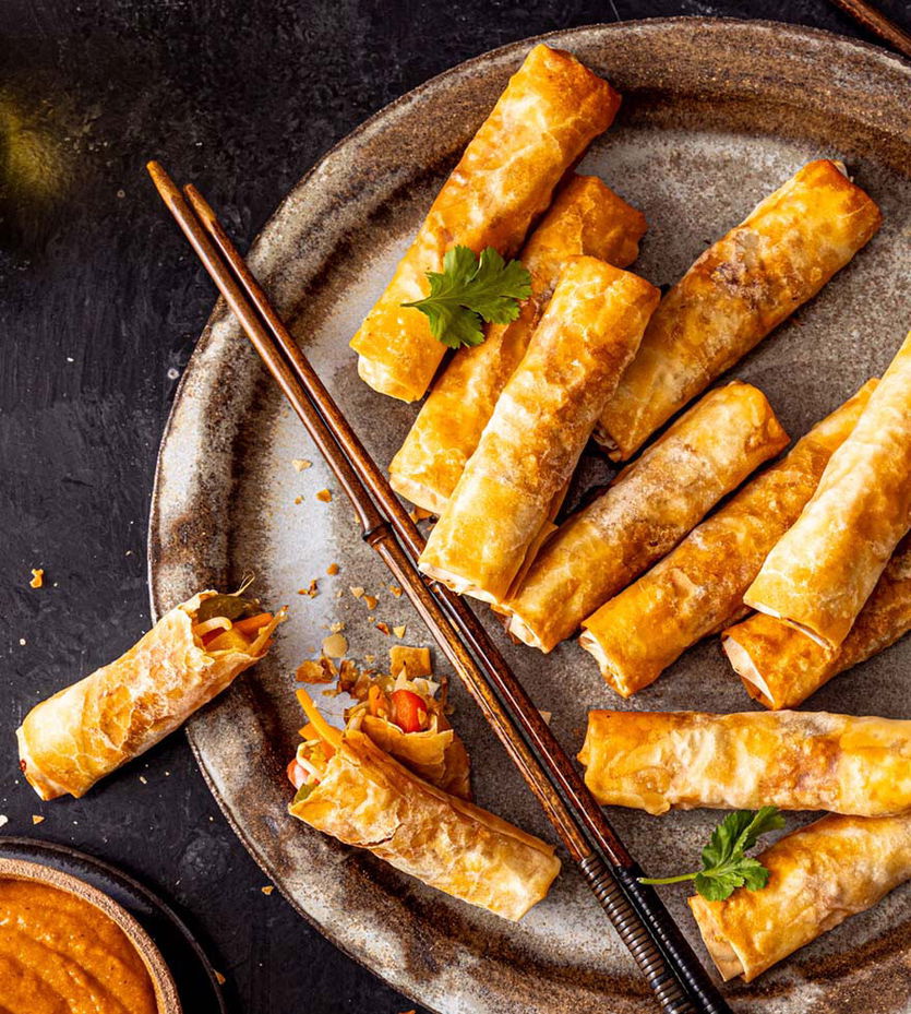 Frühlingsrollen mit Gemüse