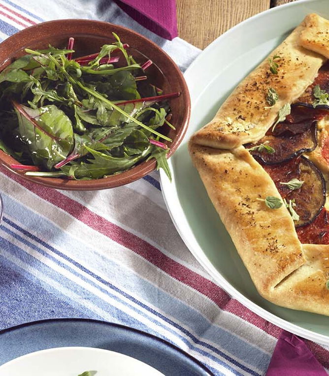 Galette mit Melanzani