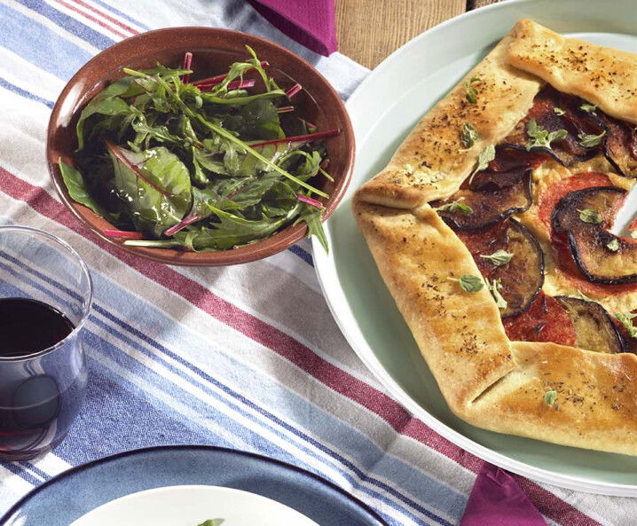 Galette mit Melanzani