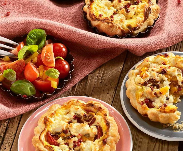 kleine Gemüsequiches - Tante Fanny