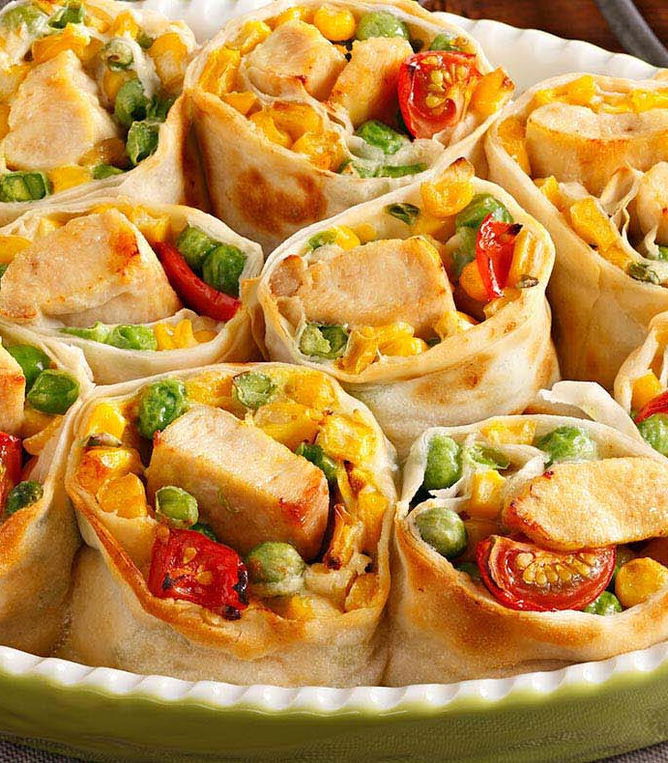 Hühner-Gemüse-Röllchen Tante Fanny