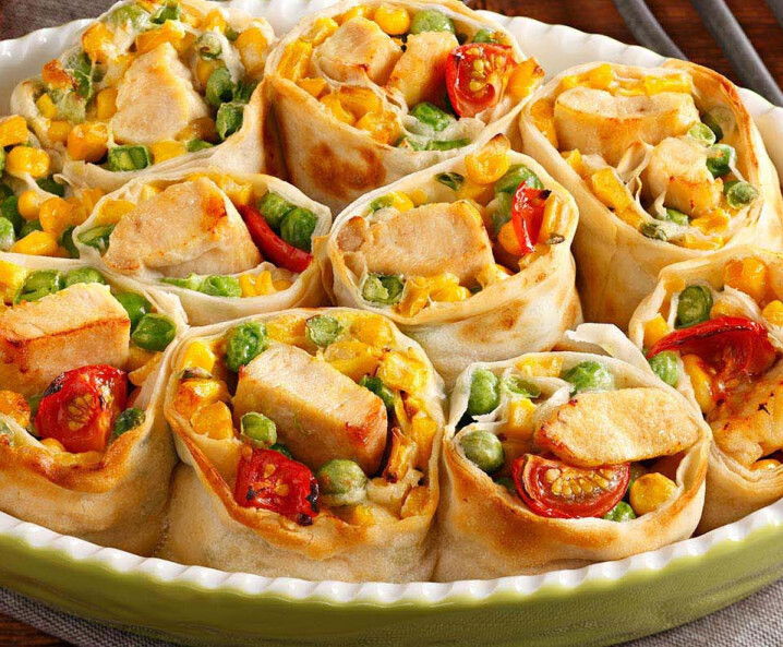 Hühner-Gemüse-Röllchen Tante Fanny