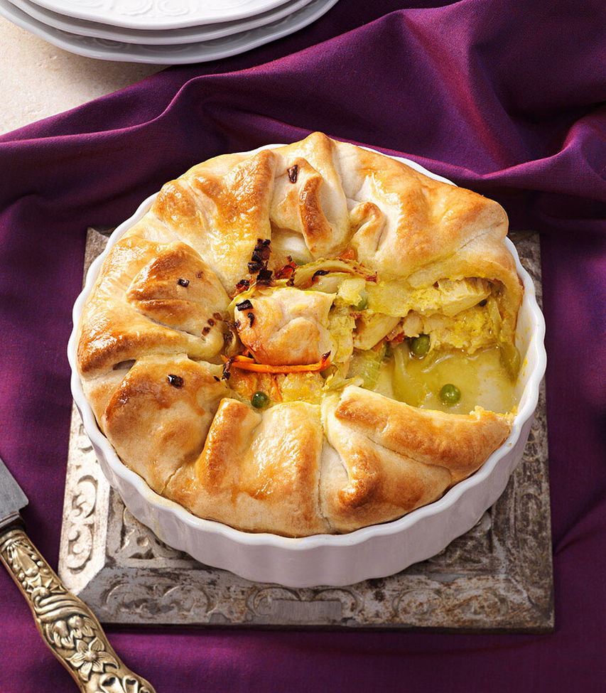 Huhn-Curry Pie Tante Fanny