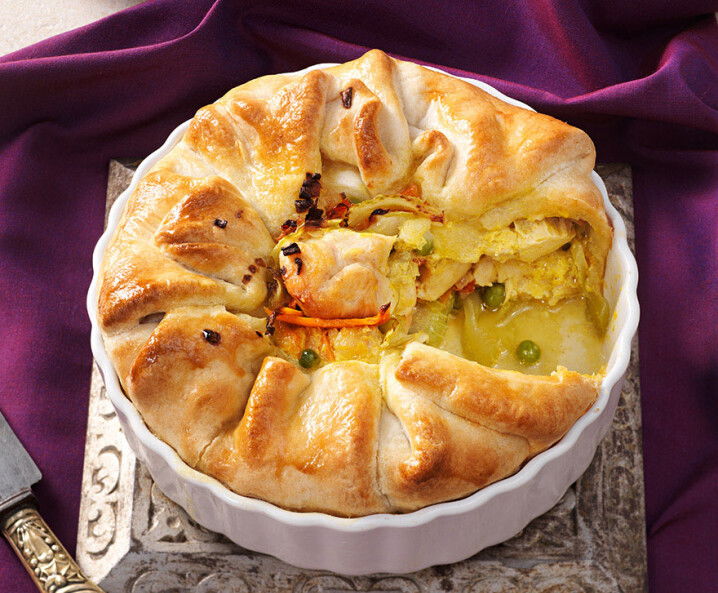 Huhn-Curry Pie Tante Fanny