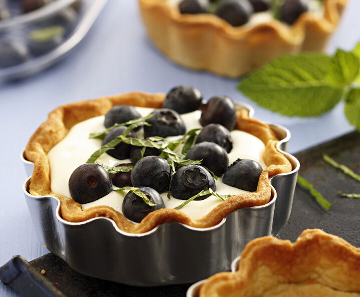 Joghurttartelettes mi Heidelbeeren Tante Fanny