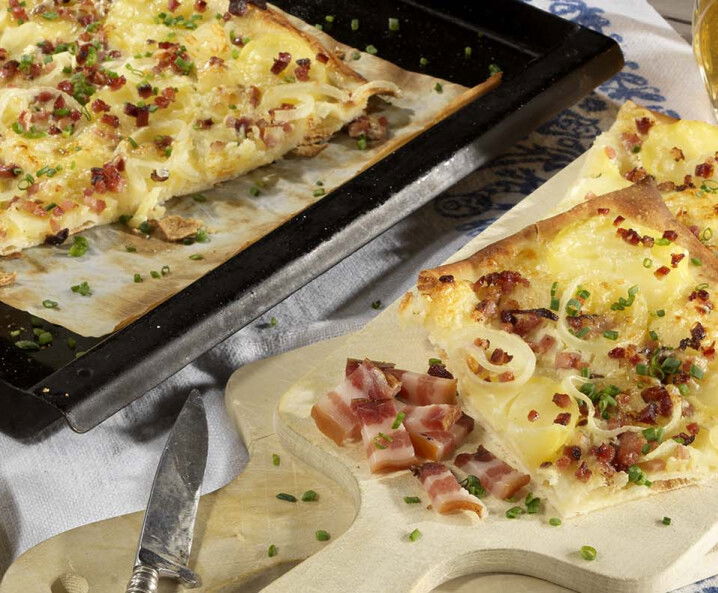 Kartoffel-Speck-Flammkuchen