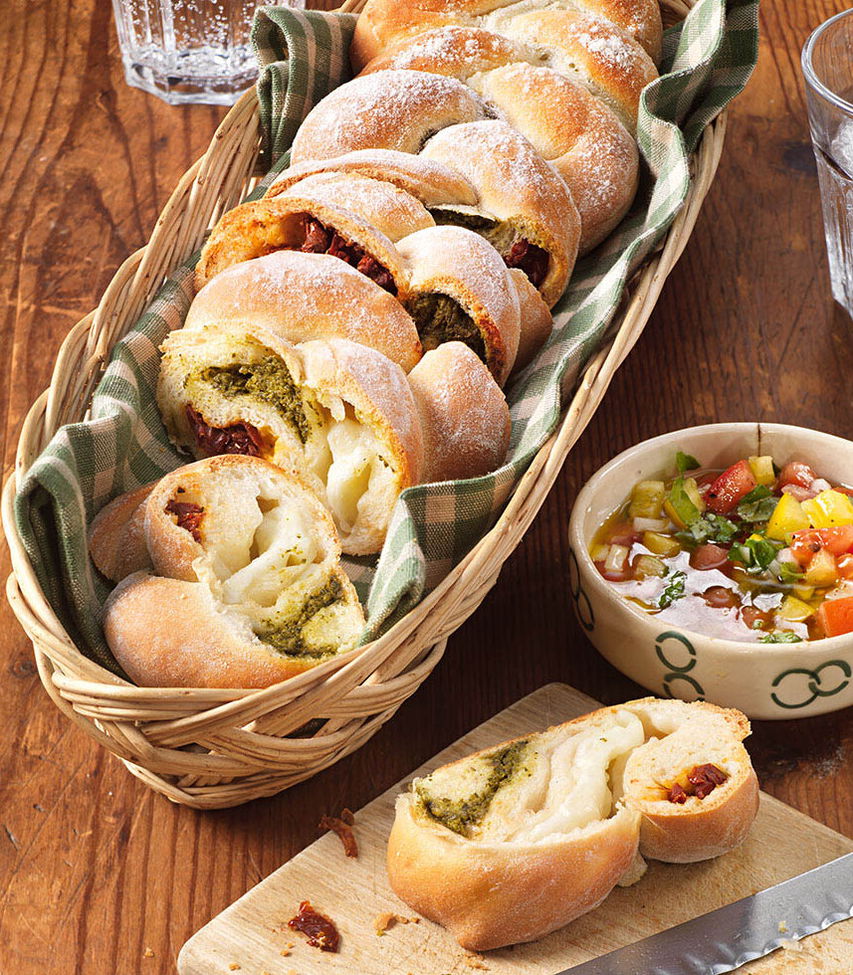 Pizzateigstriezel Tricolore Tante Fanny