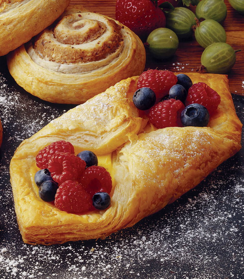 Plunderschiffe - Plundergebäck mit Früchten