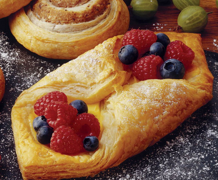 Plunderschiffe - Plundergebäck mit Früchten