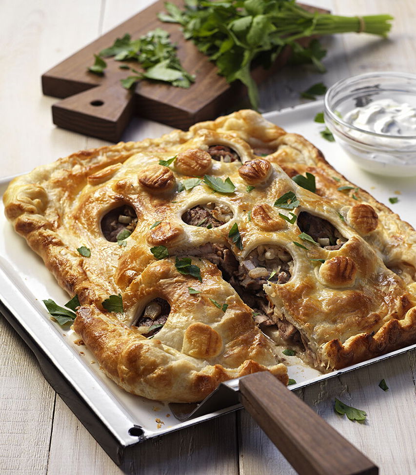 Reutlinger Pastete mit Blätterteig und Kalbsfleisch Tante Fanny