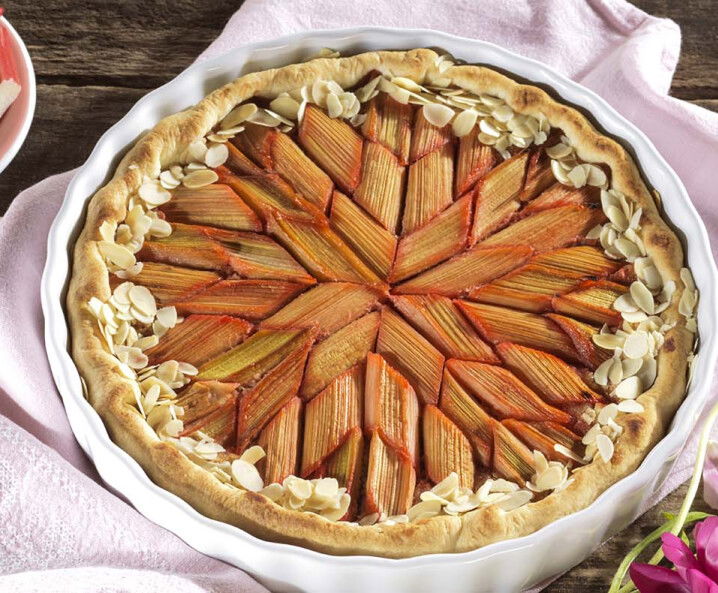 Rezept Mandel-Rhabarber-Tarte Tante Fanny