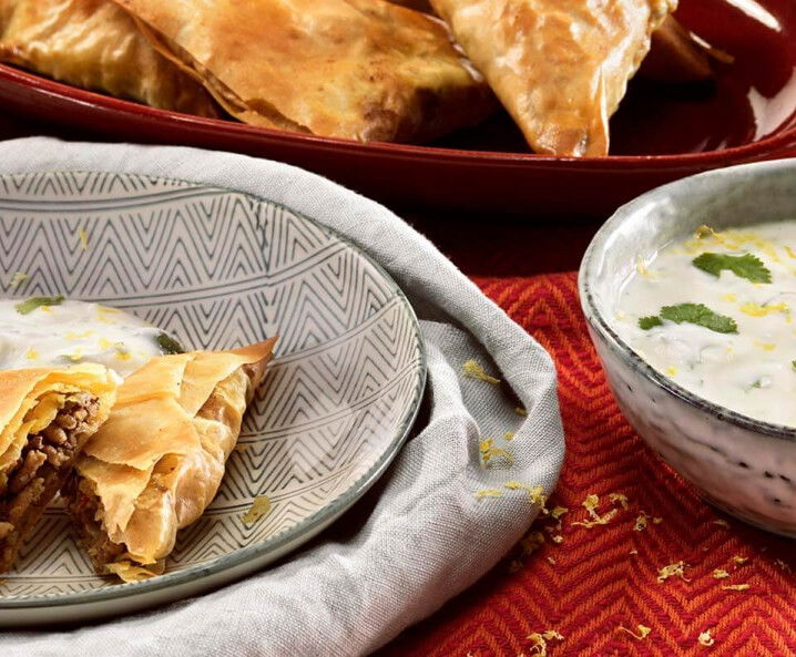 Samosas Rezept mit Filoteig - Tante Fanny