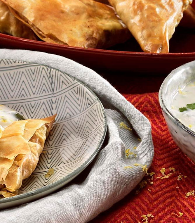 Samosas Rezept mit Filoteig - Tante Fanny