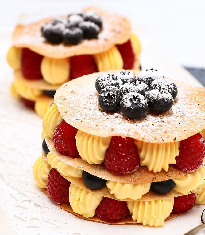 Schichtstrudel mit QimiQ Vanille Tante Fanny