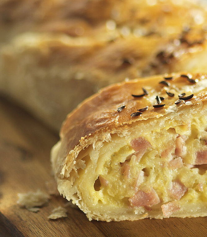 Schinken-Erdäpfel-Strudel Tante Fanny